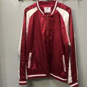 Satin Bomber Jacket